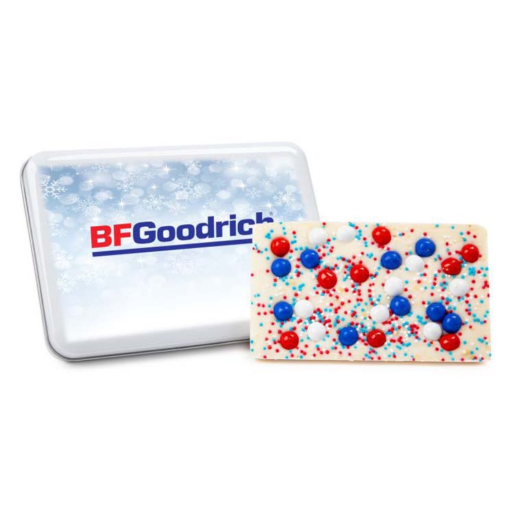 One of a Kind Tin with Patriotic Bark