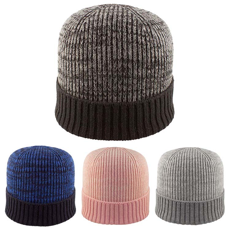 Fully Fashioned Melange Beanie