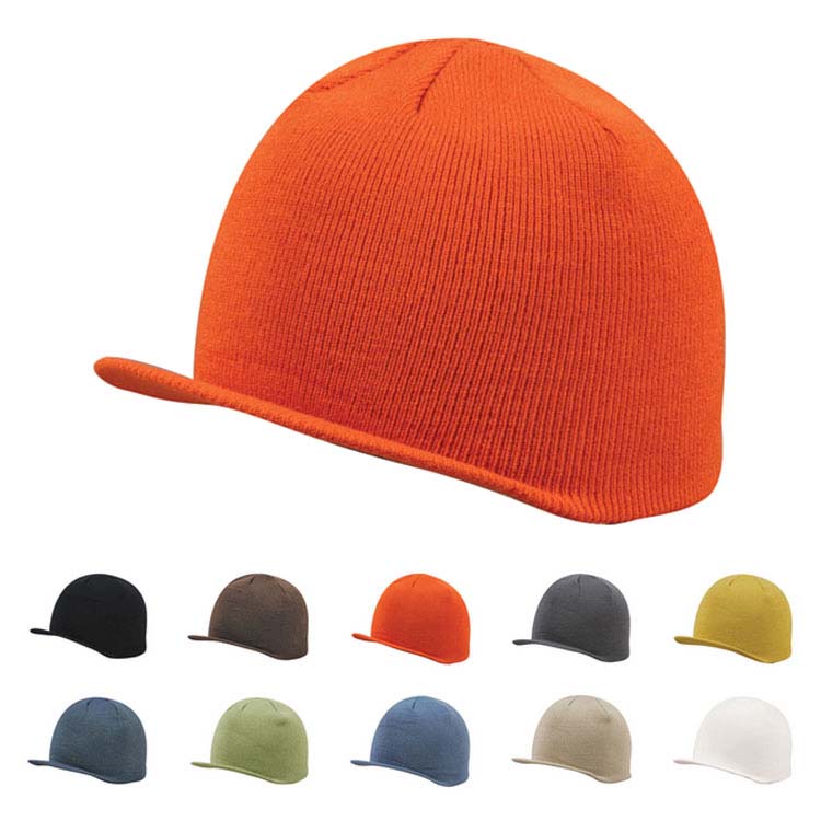 Acrylic Beanie with Soft Brim