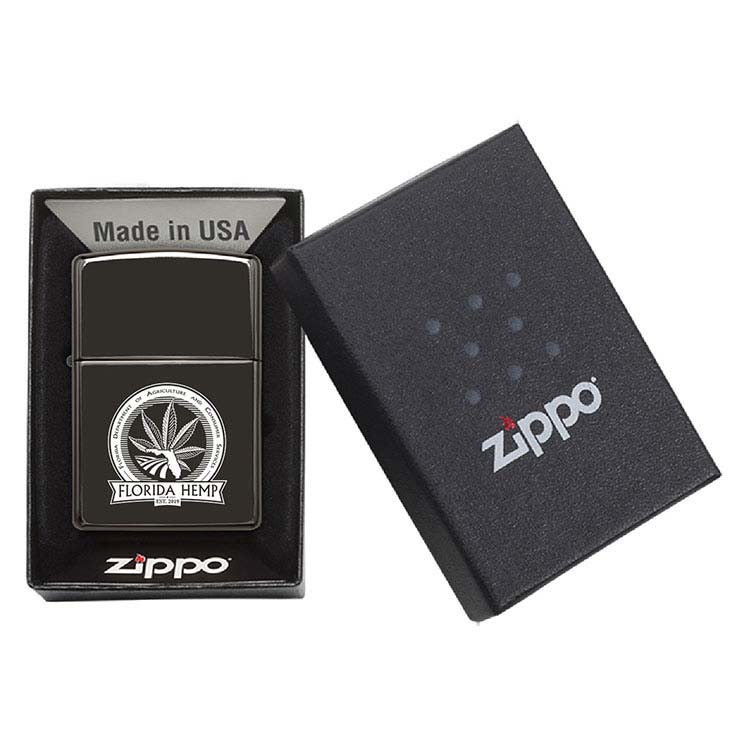 High Polish Black Zippo Windproof Lighter #3