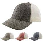 Casquette de camionneur en coton chiné bicolore de qualité supérieure