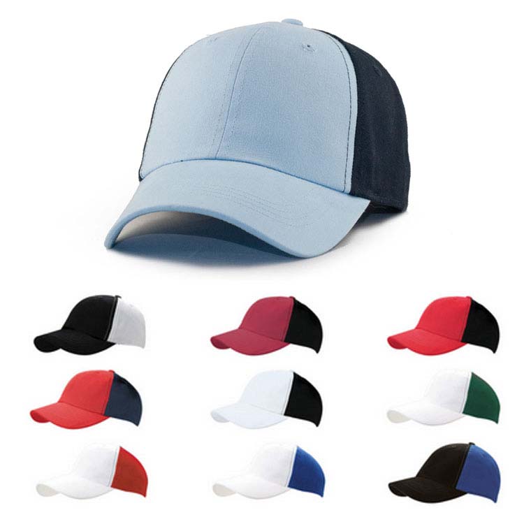 Two-Tone Fine Brushed Cotton Cap