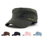 Cotton Knit Military Cap Cowe-Fit Stretch to Fit