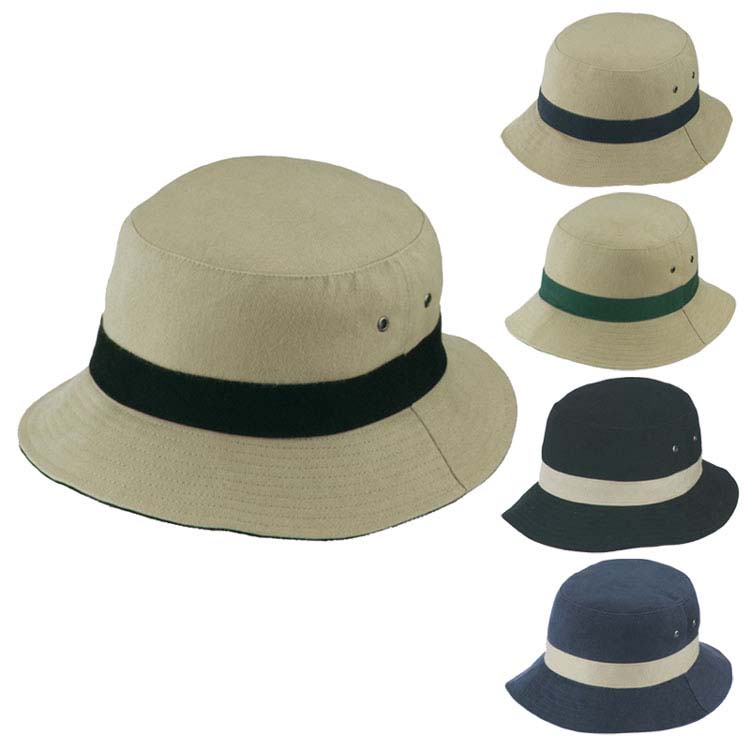 Heavy Weight Brushed Cotton Bucket Hat