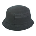 Garment Washed Cotton Bucket Hat Kid Size with Zipped Pocket