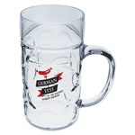 1/2 Liter Plastic German Beer Mug