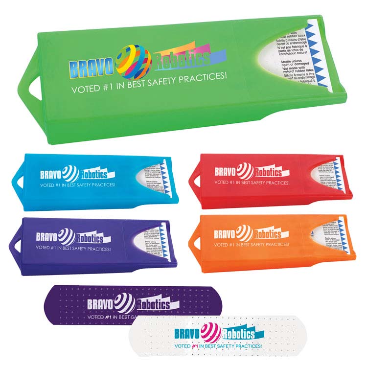 Original Colored Dispenser with Custom White Bandages