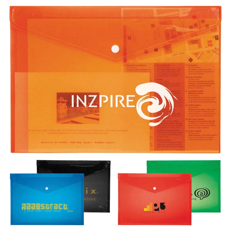 Enveloppe translucide en plastique