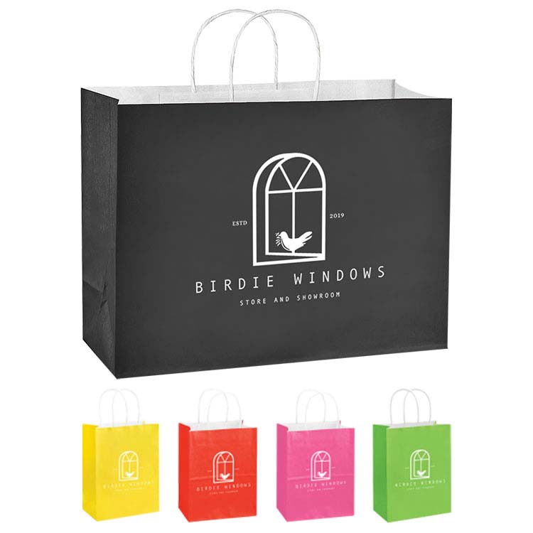 Big Deluxe Coloured Shopping Bag