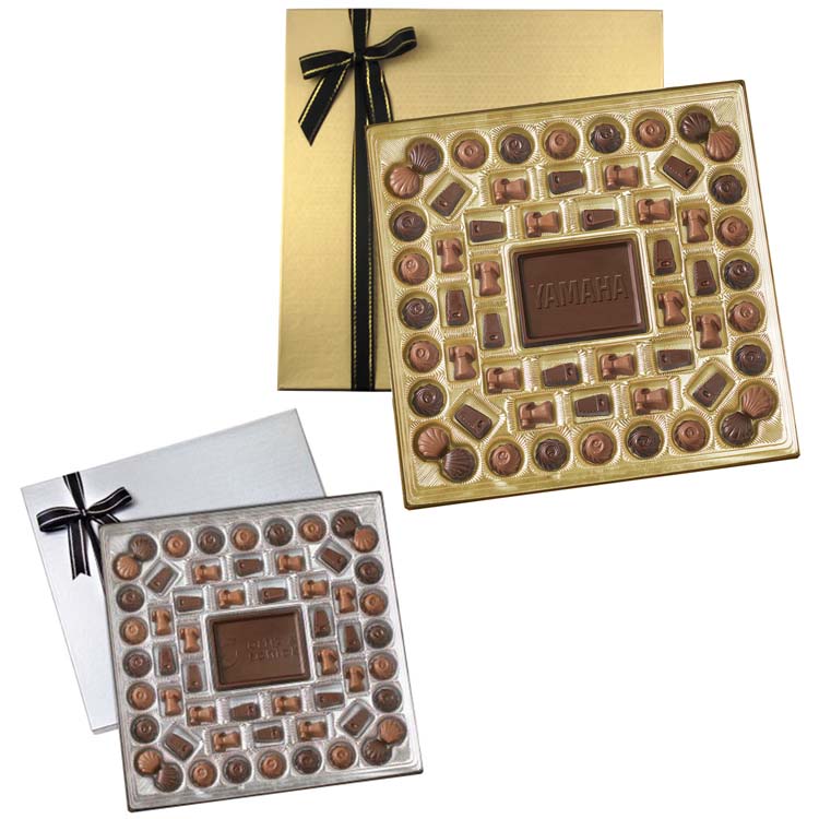 Grande boîte-cadeau personnalisée de délices au chocolat (1-1&#47;2 lb)