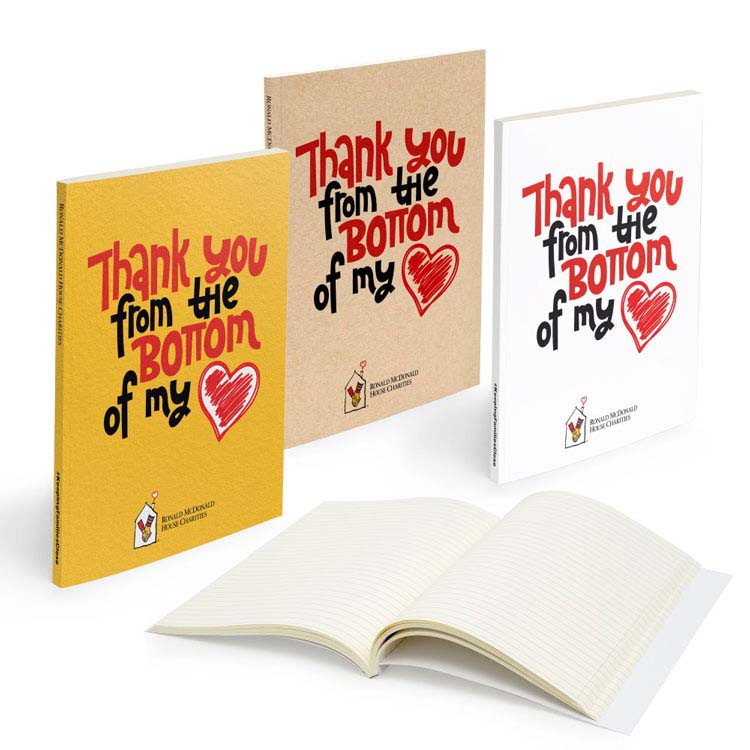 Carnet Scribl Medio à reliure thermoplastique avec carton lisse