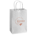 Small White Recycled Paper Bag