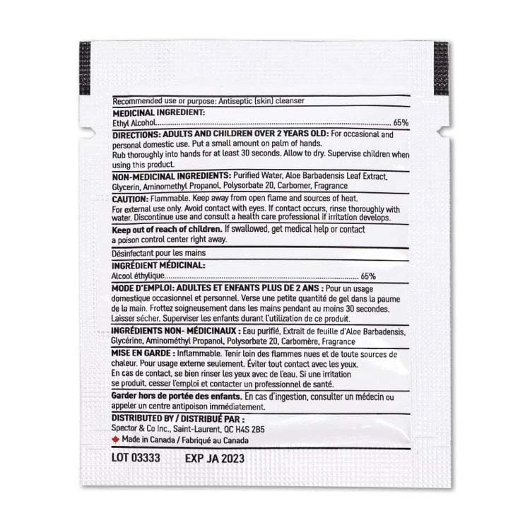 Large Packet of 6 Hand Sanitizer Gel #2