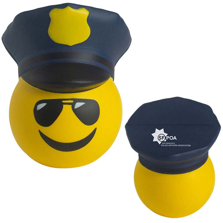Policier Emoji anti-stress