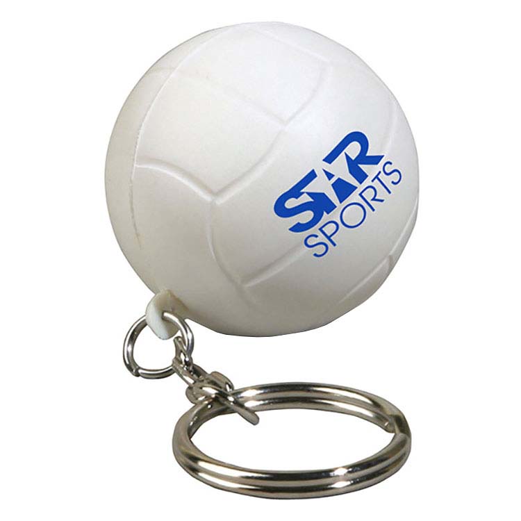 Porte-clés anti-stress ballon volleyball