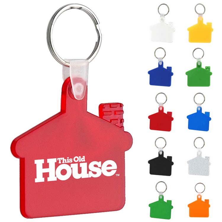 Porte-clés souple en forme de maison