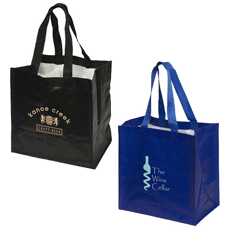 Tote Bag with Bottle Compartments