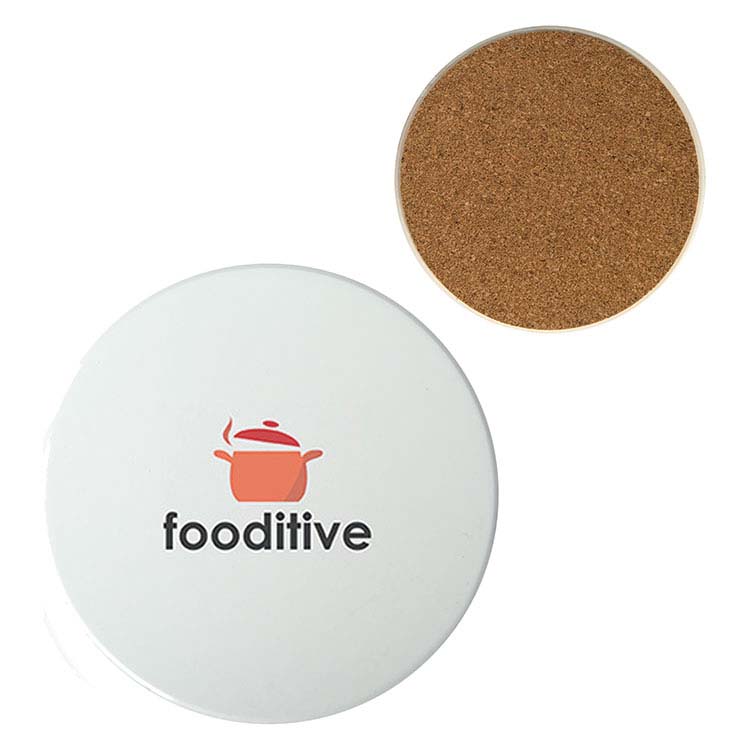 Sous-verre Whitehorse en céramique