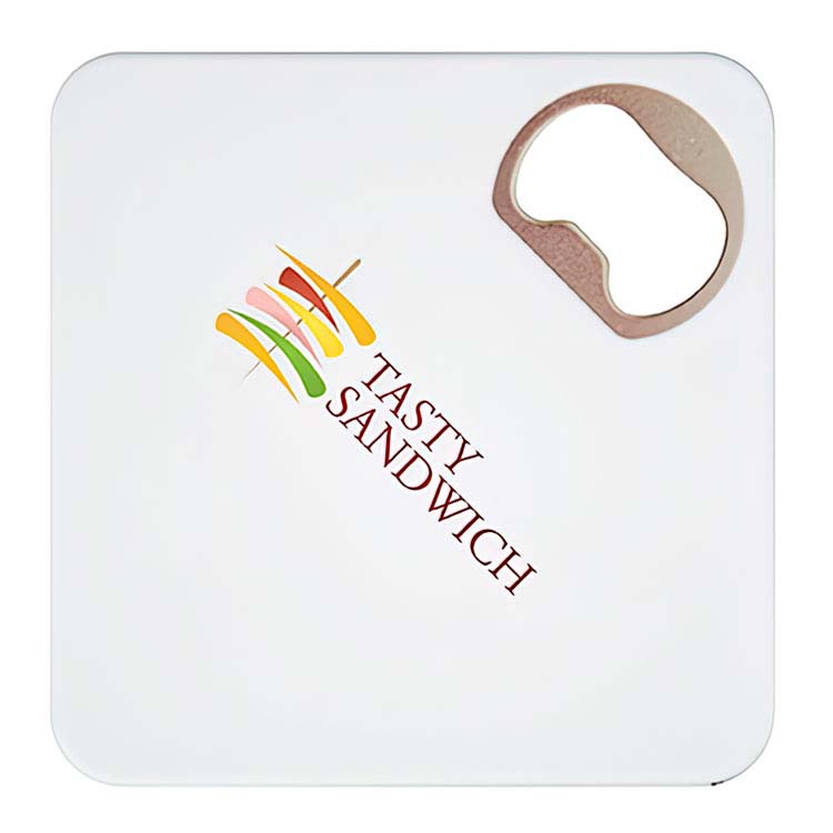 Coaster with Bottle Opener