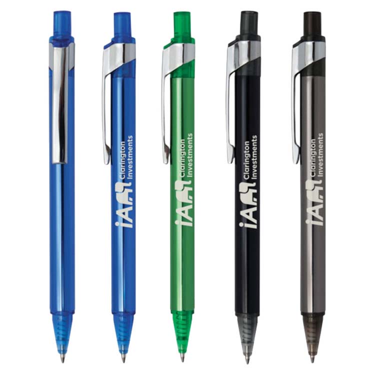 Utility Aluminum Push Action Pen