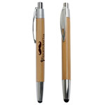 Chromed Bamboo Pen and Stylus