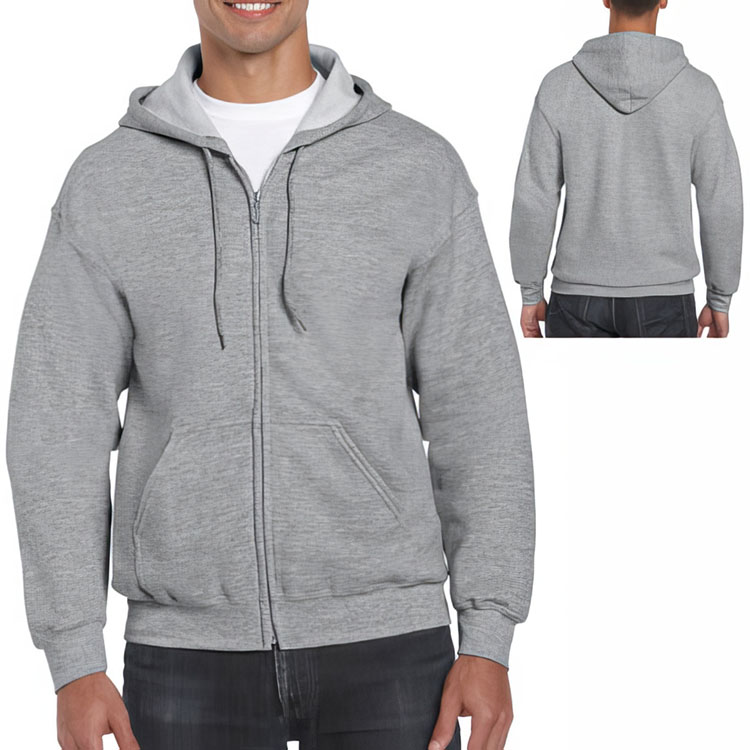 Gildan DryBlend Adult Full Zip Hooded Sweatshirt #2