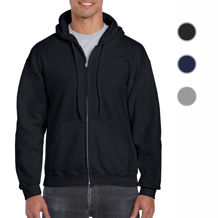 Sweat-shirt à capuche zippé pour adulte