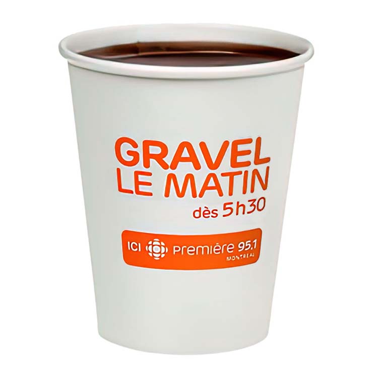 Tasse en carton 12 oz promotionnelle