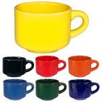 Capri Ceramic Cappuccino Mug 7 oz