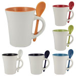 Ceramic Spoon Mug 8 oz