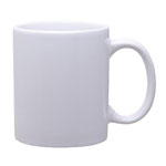 Tasse en céramique avec poignée en C 11 oz