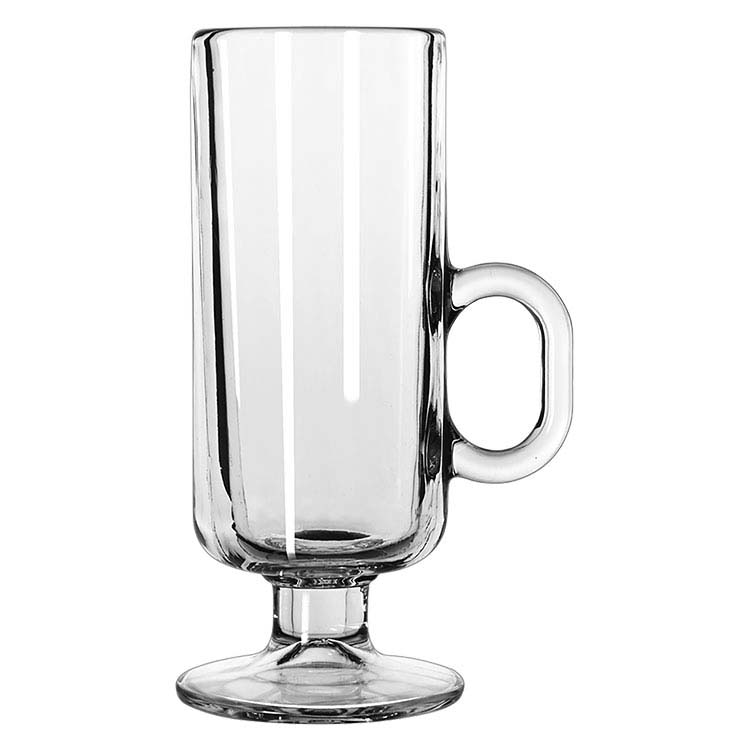 Tasse en verre de café irlandais 8 oz