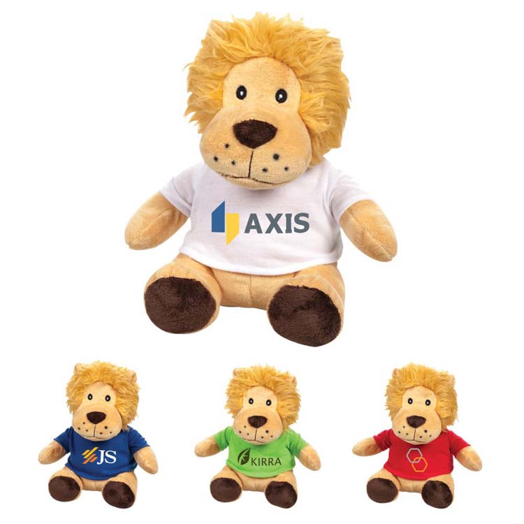 Toby the Stuffed Lion (with T-Shirt)