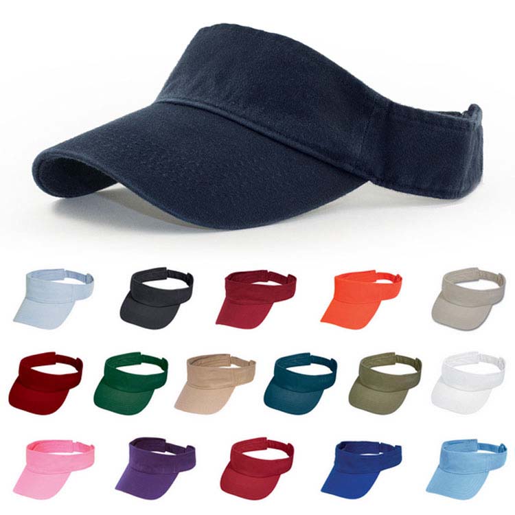 Visière en coton lavé