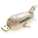 Clé USB en forme d'avion de ligne