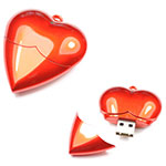 Clé USB coeur