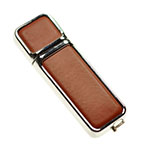 Leather USB with Cap