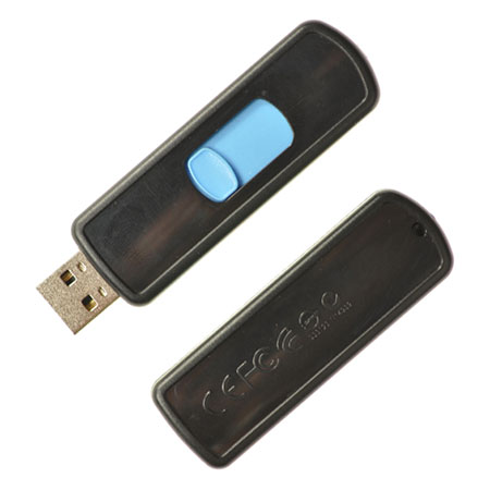 Promotional Plastic Retractable USB Flash Drive
