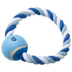 Circlet Rope Ring & Ball Pet Toy