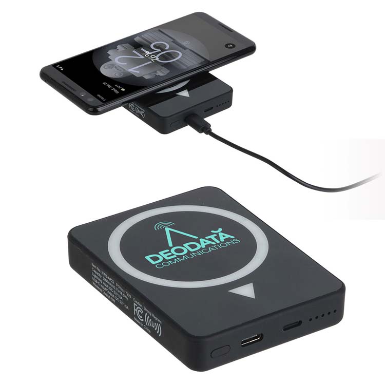 Arc 5000mAh Power Bank with Magnetic Wireless Charger #2