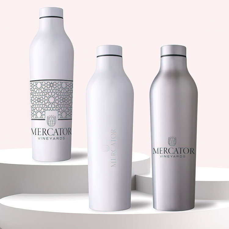 25 oz Stainless Steel Candy Unwined Bottle