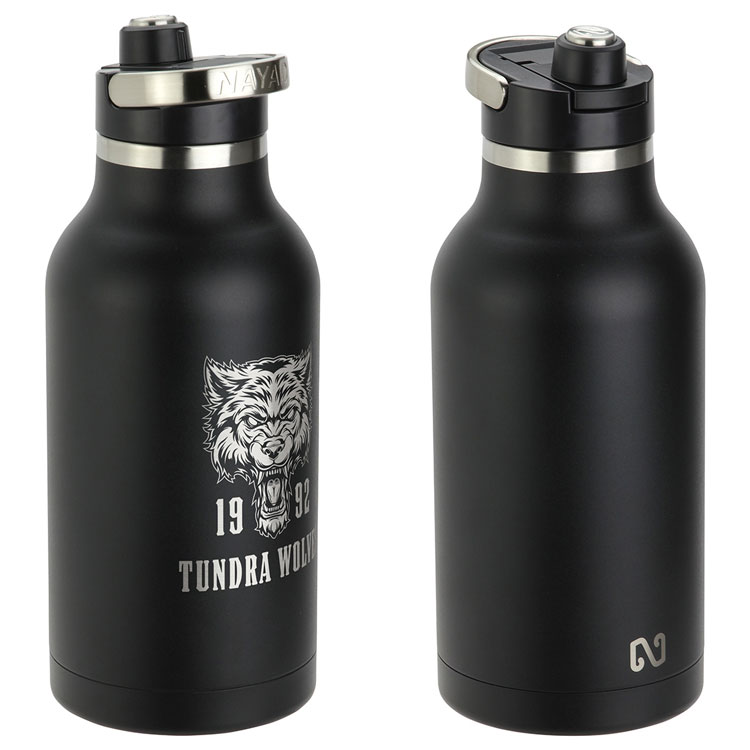NAYAD Traveler 64 oz Stainless Double-wall Bottle with Twist-Top Spout #2