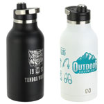 NAYAD Traveler 64 oz Stainless Double-wall Bottle with Twist-Top Spout