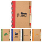 Eco Spiral Notebook with Pen