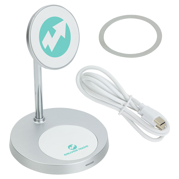 MagPort Magnetic Wireless Charging Stand with Additional 5W Base Charger #2