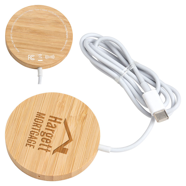 Chargeur sans fil Magport Bamboo 15W #3