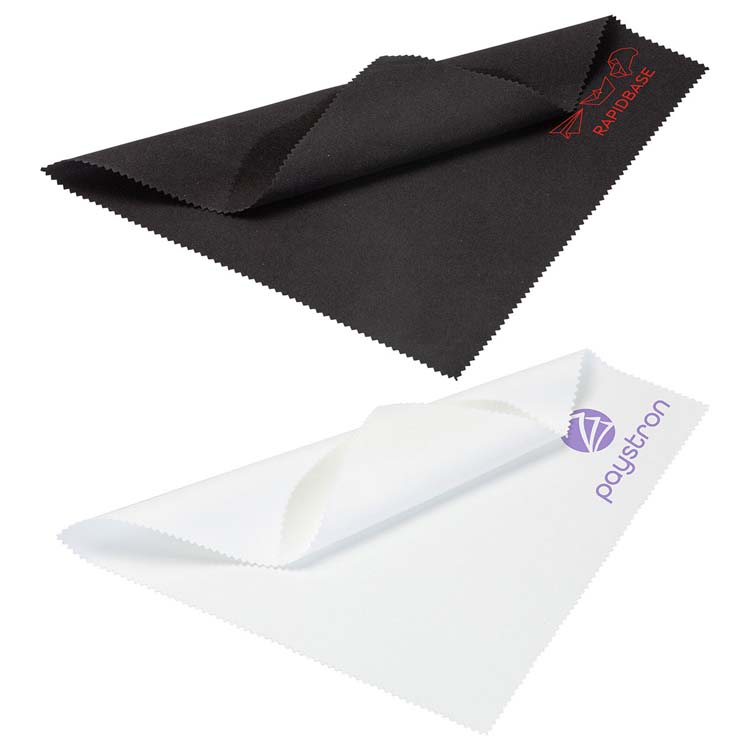 Suede 1-Color 10" x 10" Microfiber Cleaning Cloth #2