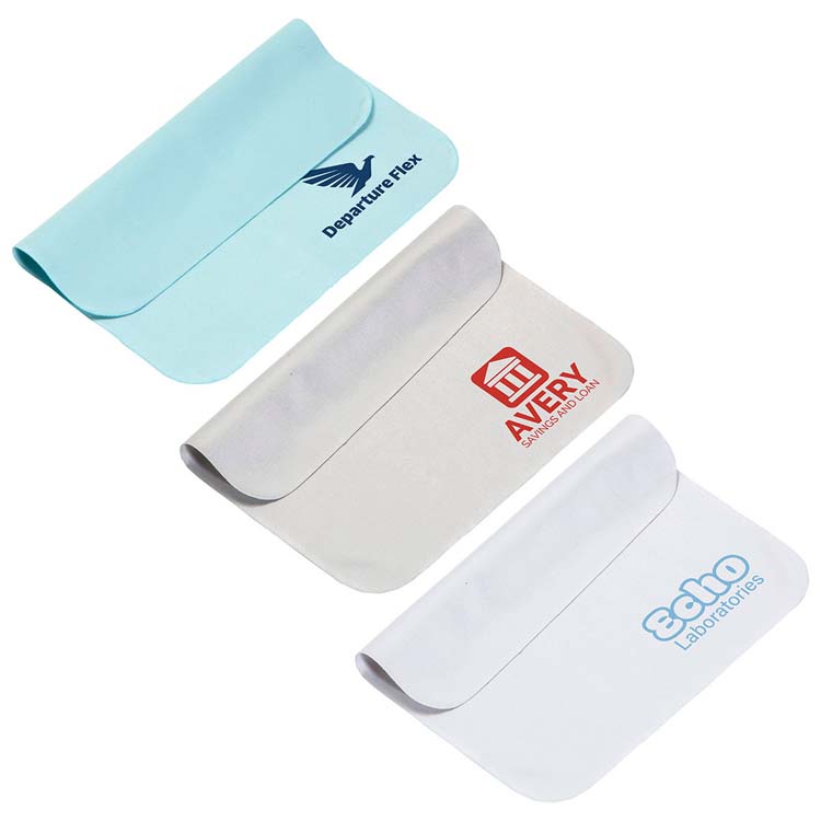 Heavyweight 1-Color 6" x 6" DT Microfiber Cleaning Cloth #2