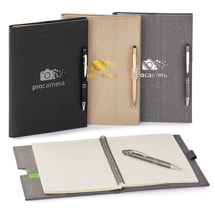Combiné de journal rechargeable Linen