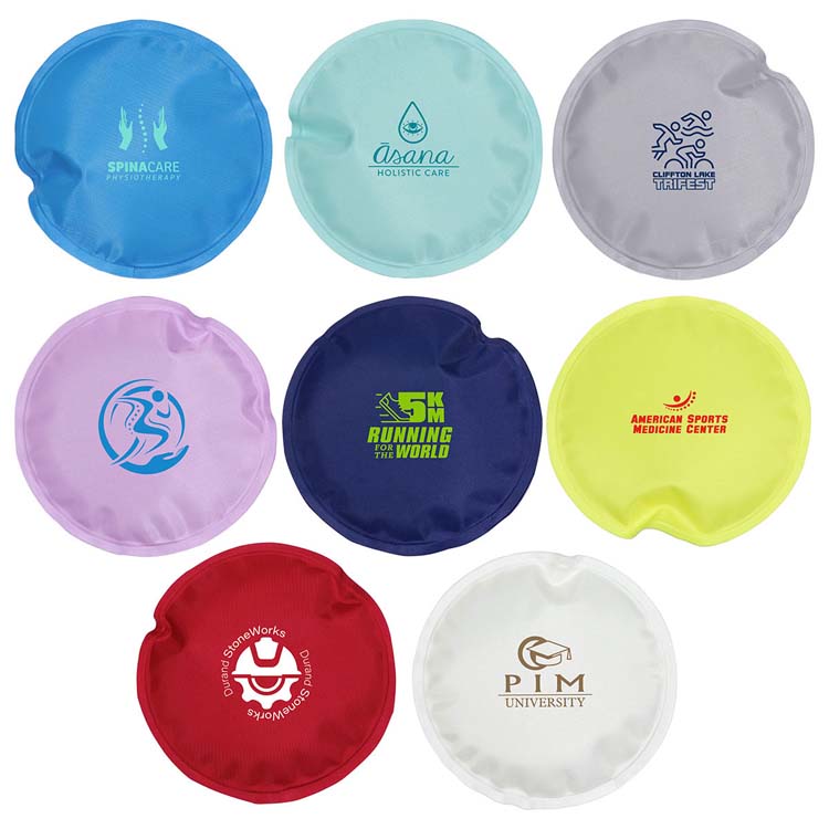 Round Nylon-Covered Hot or Cold Pack